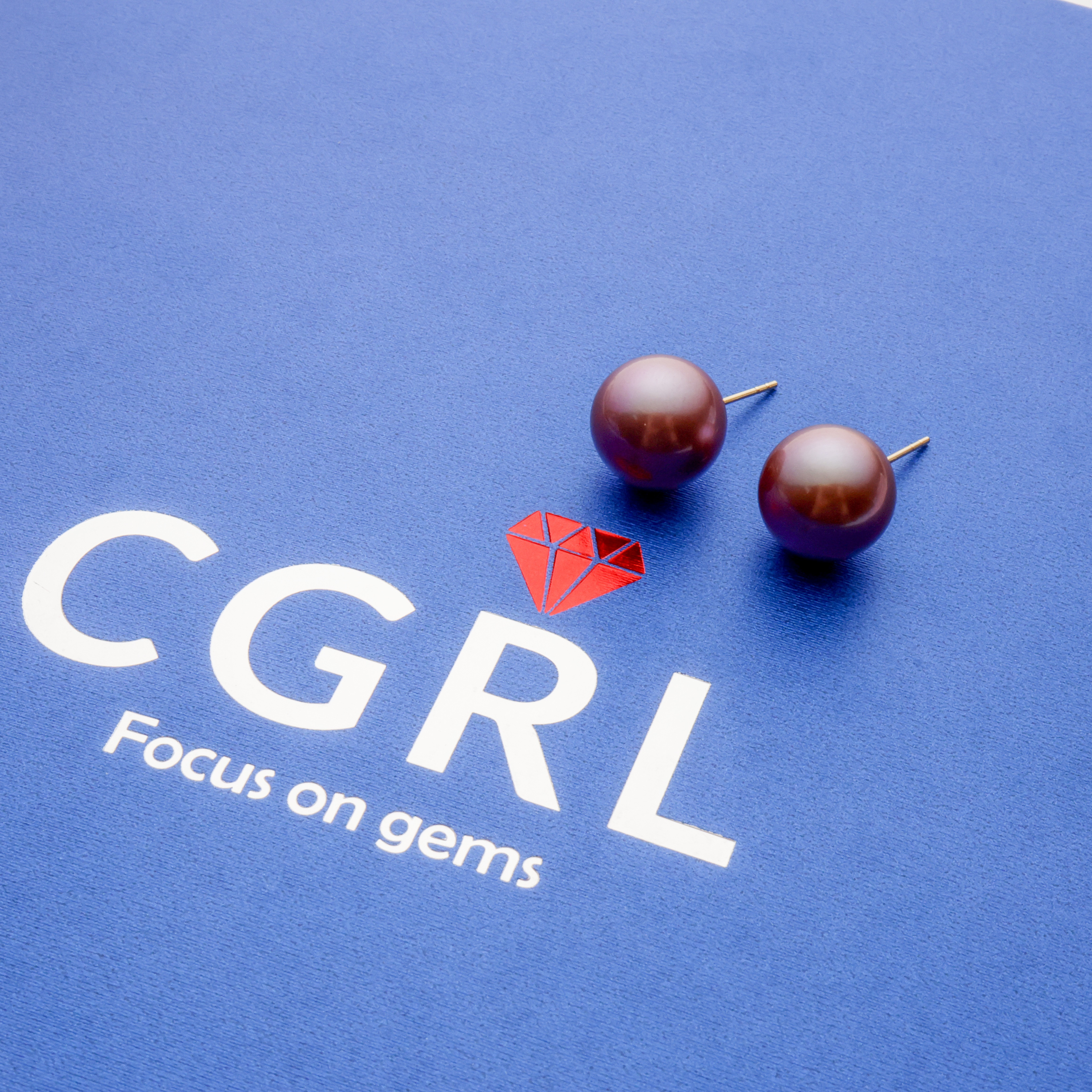 sd666【大山优选】紫色稀缺色耳钉11-12mm 18k金气质优雅耳钉 SDZ