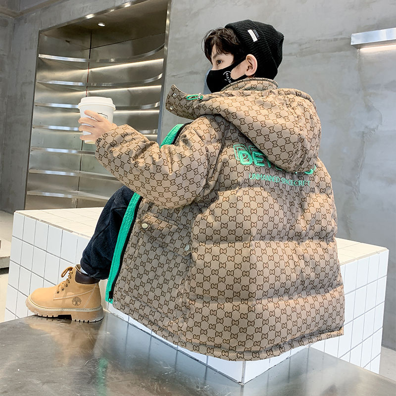 波司登儿童装男童冬装羽绒服服2023新款中大童冬季加厚棉衣男孩棉