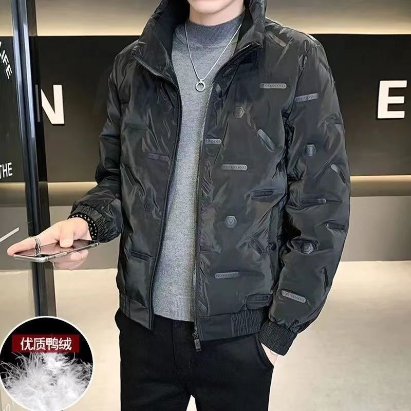 波司登羽绒服男士冬季2023新款加厚宽松保暖青年帅气短款 男士外