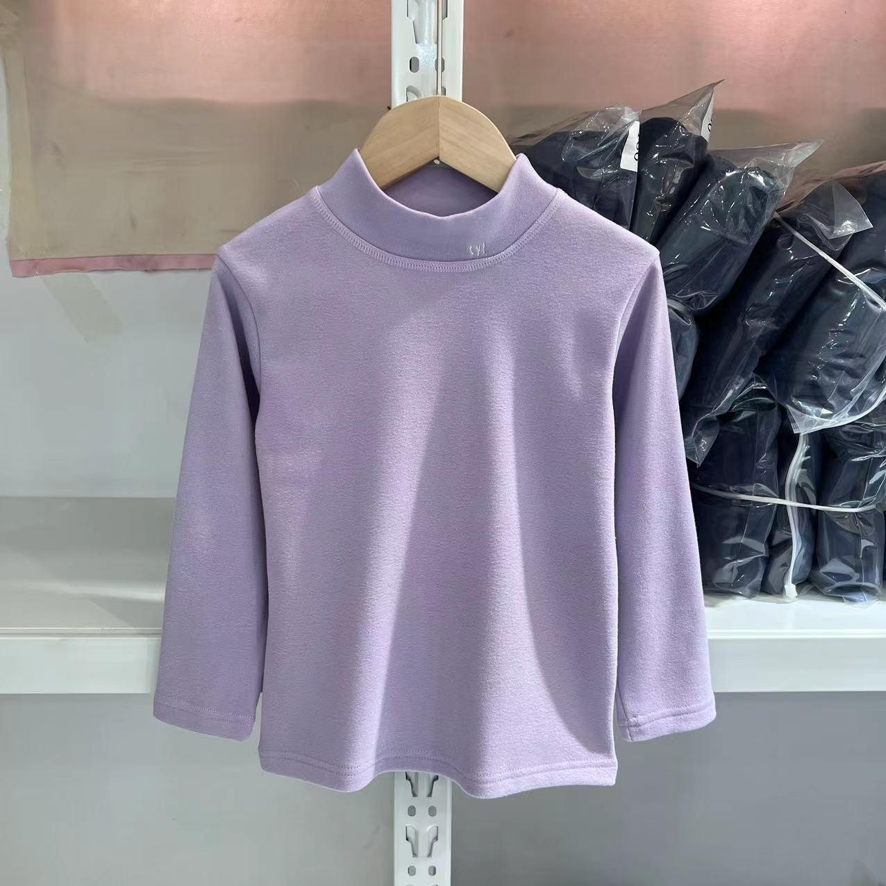 【宝藏单品】男童女童小马刺绣保暖打底衫   011