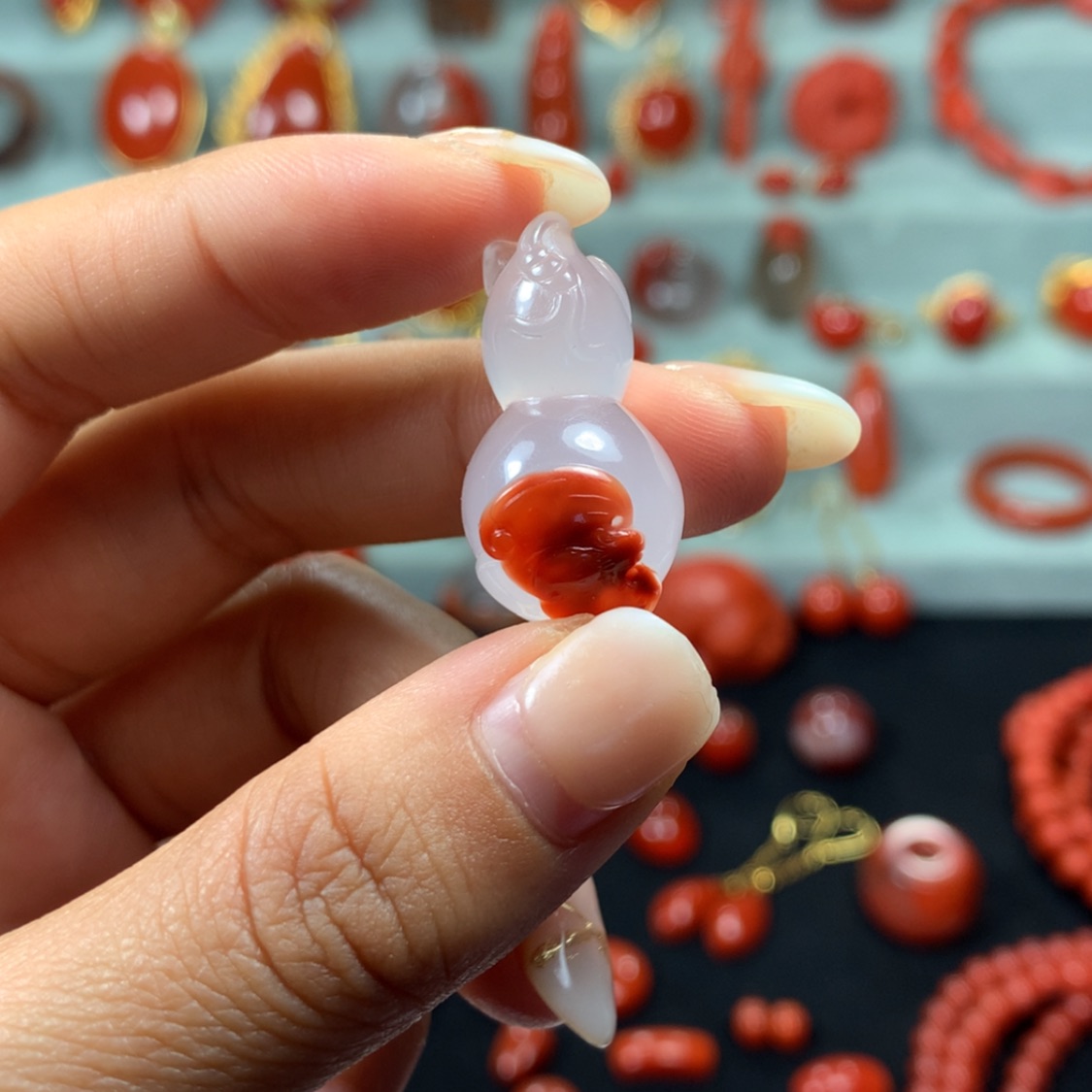 【闪购商品】南红玛瑙吊坠未镶嵌你****去