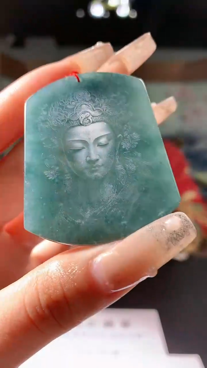 【闪购商品】定制翡翠未镶嵌4852xd-毛货吊坠17多样性发其一
