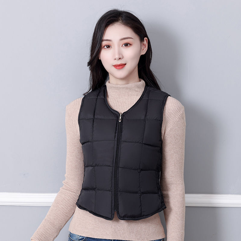 波司豋2023新款女士羽绒服马甲轻薄短款贴身背心时尚妈妈款内穿瘦
