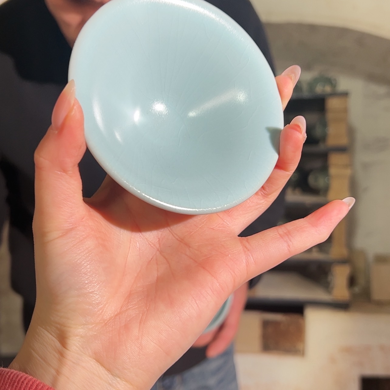 【闪购商品】瓷手工斗笠