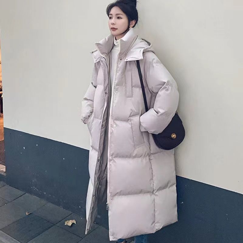 羽绒羽绒女中长款过膝2023新款羽绒羽绒衣加厚韩版宽羽绒女