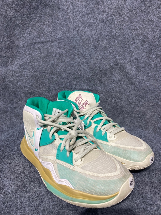篮球鞋42.5码Nike Kyrie Infinity 实战训练 绿色/浅米黄/金色