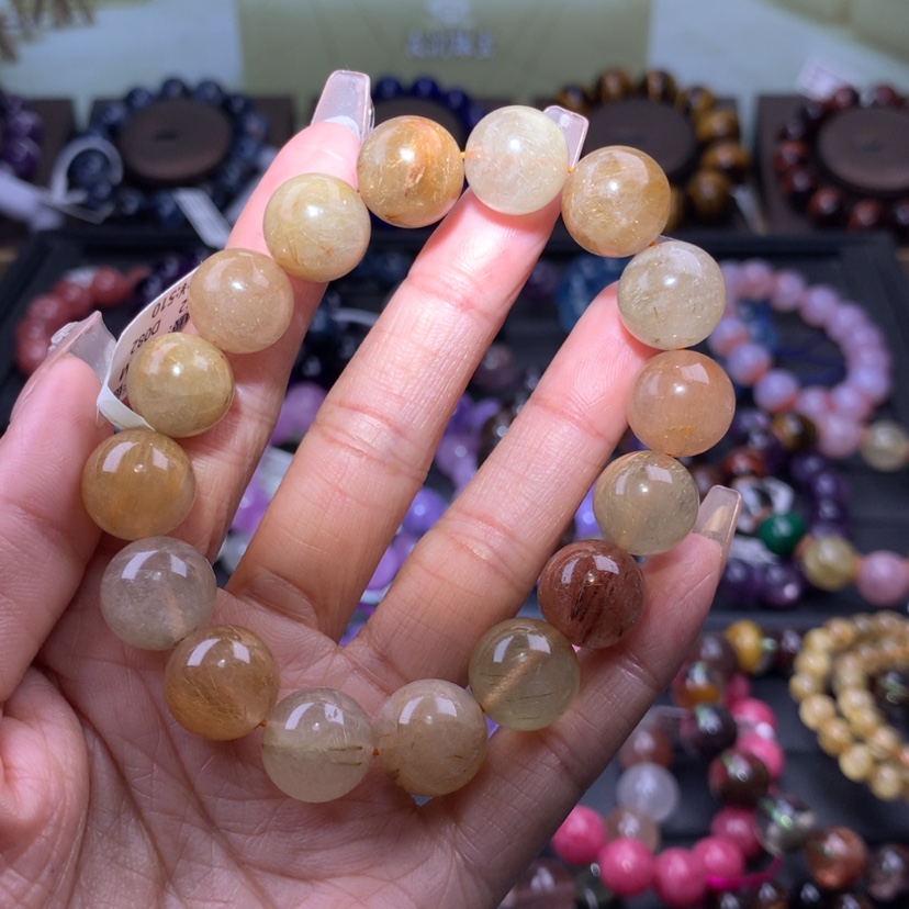 【闪购商品】水晶手串未镶嵌彩发12