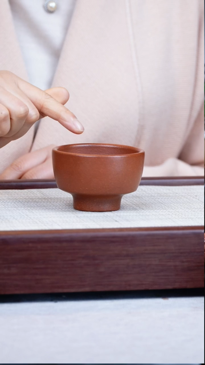【闪购商品】紫砂茶壶降坡泥高脚杯