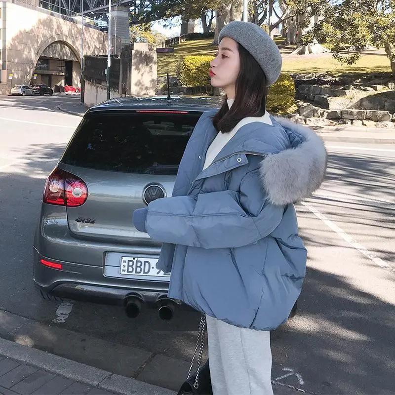 波司澄短款服女2023新款韩版袄宽松ins面包服加厚学生衣冬季外套