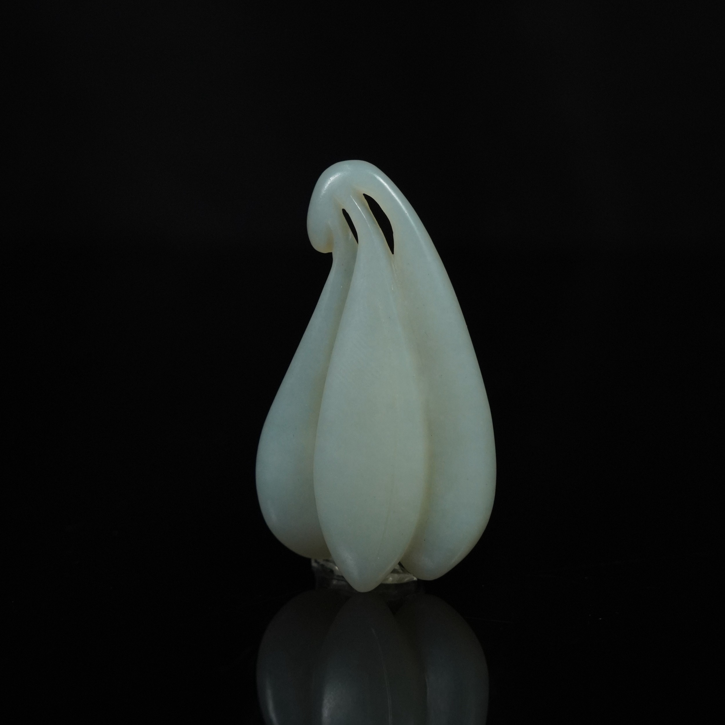 创汇时期/和田玉兰花 玉器 清幽高雅 富贵吉祥 好寓意 多样性发货