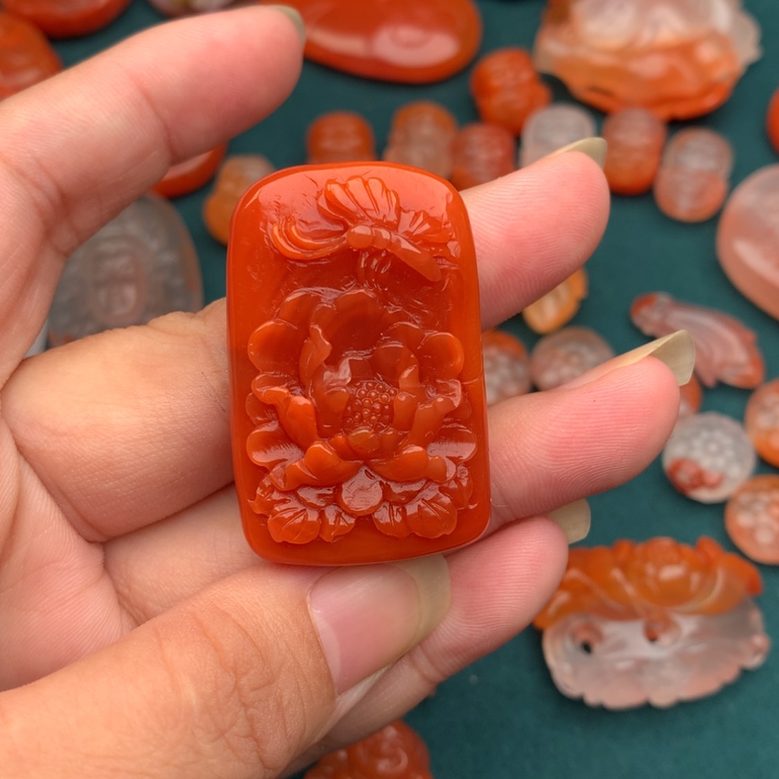 【闪购商品】南红玛瑙珠宝奇石未镶嵌天**哇
