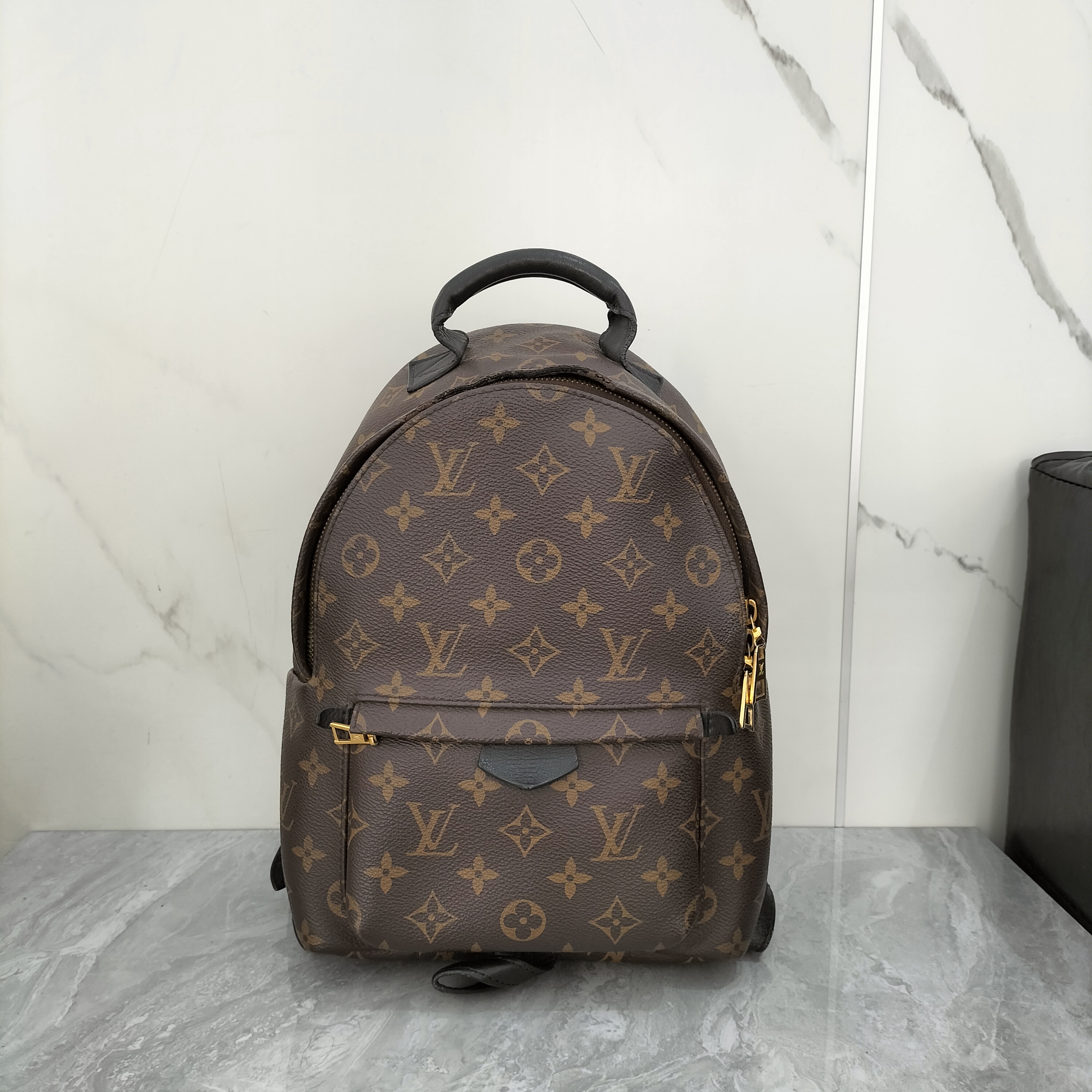95新 LouisVuitton/路易威登 lv路易威登老花双肩包/货号10102
