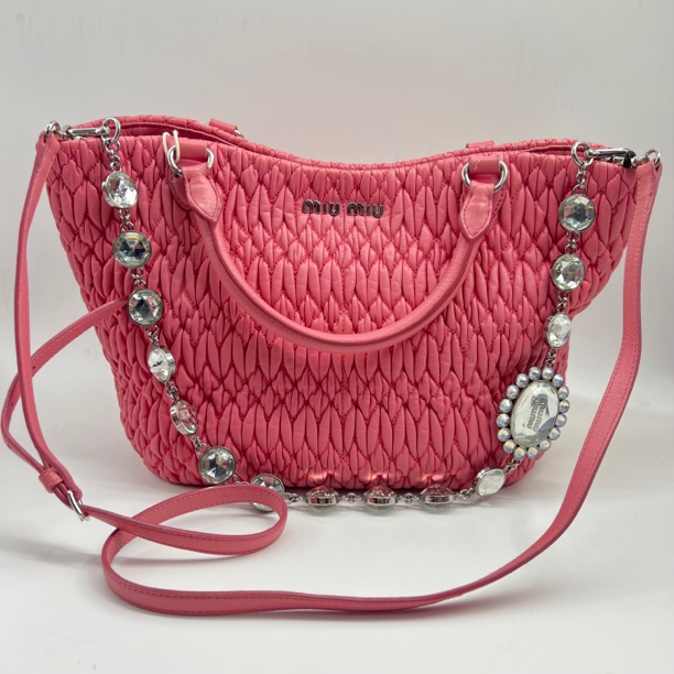 熊大中古/95新/miumiu手提包/2008