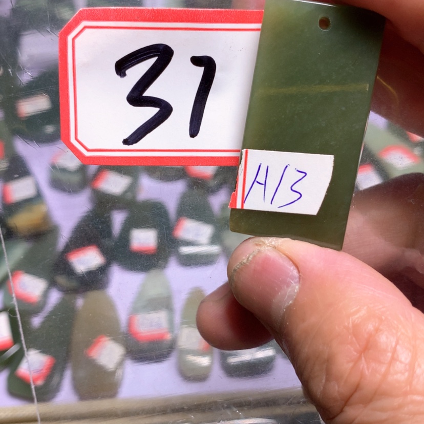 【闪购商品】和田玉（糖玉）颈饰未镶嵌用****1