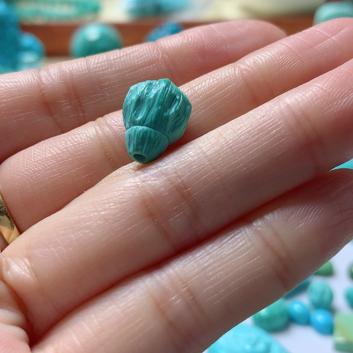 【闪购商品】绿松石挂件未镶嵌?***房