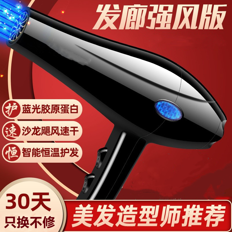 吹风机家用理发店大功率发廊电吹风筒负离子宿舍蓝光不伤发菲格曼