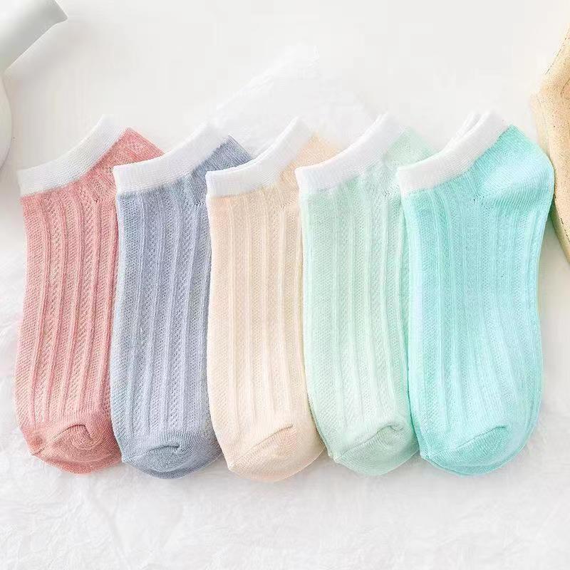纯色短袜ty百搭 一双袜