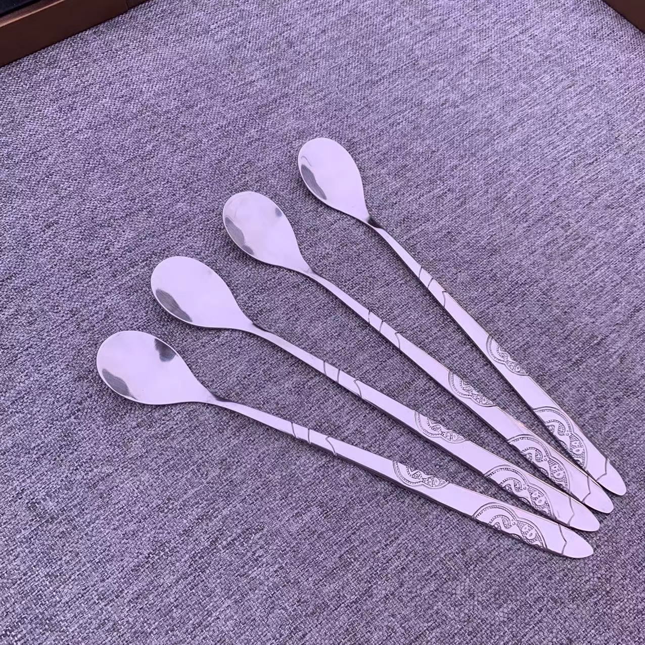 G038亗吉祥如意圆冰勺4支丨5G涵居家套装