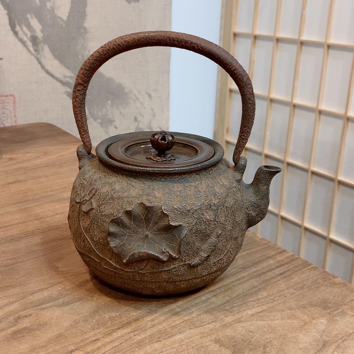 【闪购商品】国产铁壶 容量1200，带木盒