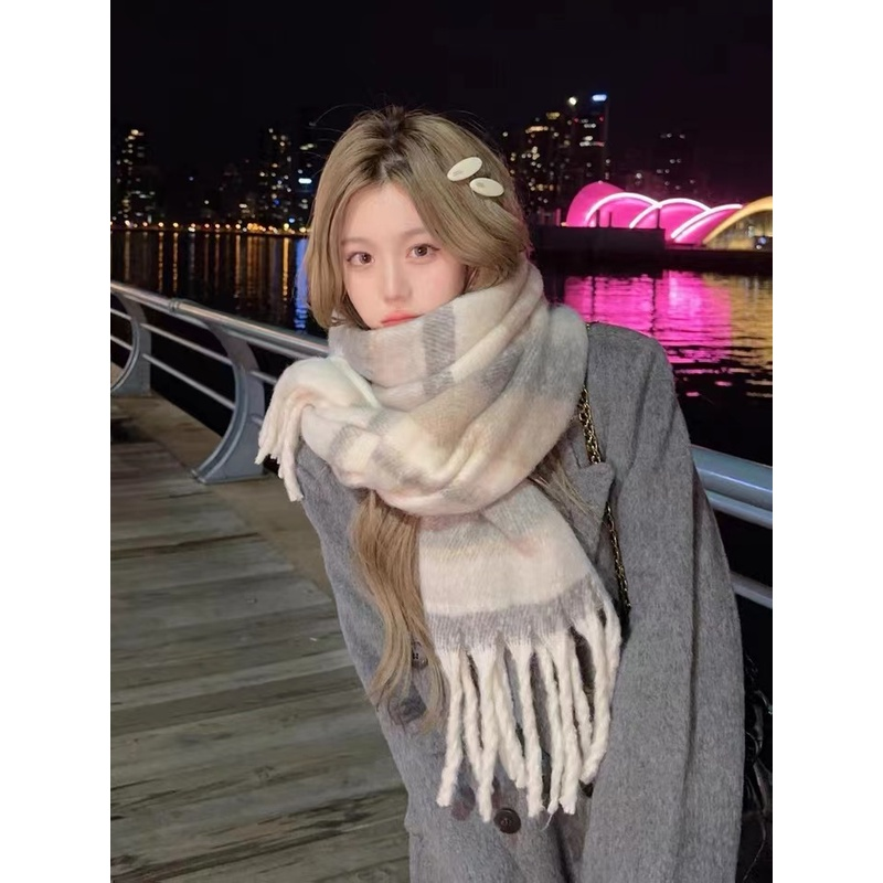 总高端品质品牌围巾冬季保暖加厚披肩