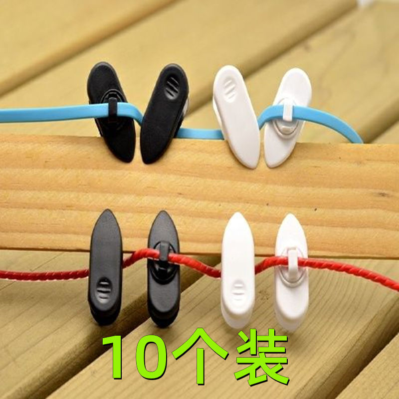 可旋转手机面条线圆线耳机夹子配件通用衣领耳机线夹耳塞线夹子
