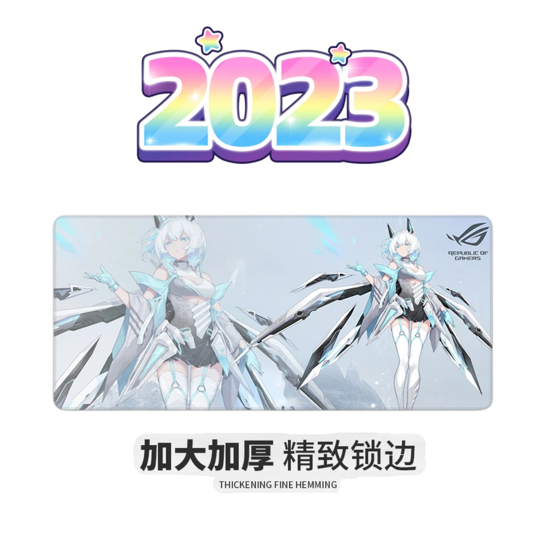 【小宇专属】吹雪姬鼠标垫电竞游戏办公防滑键盘垫电脑桌垫防水动漫