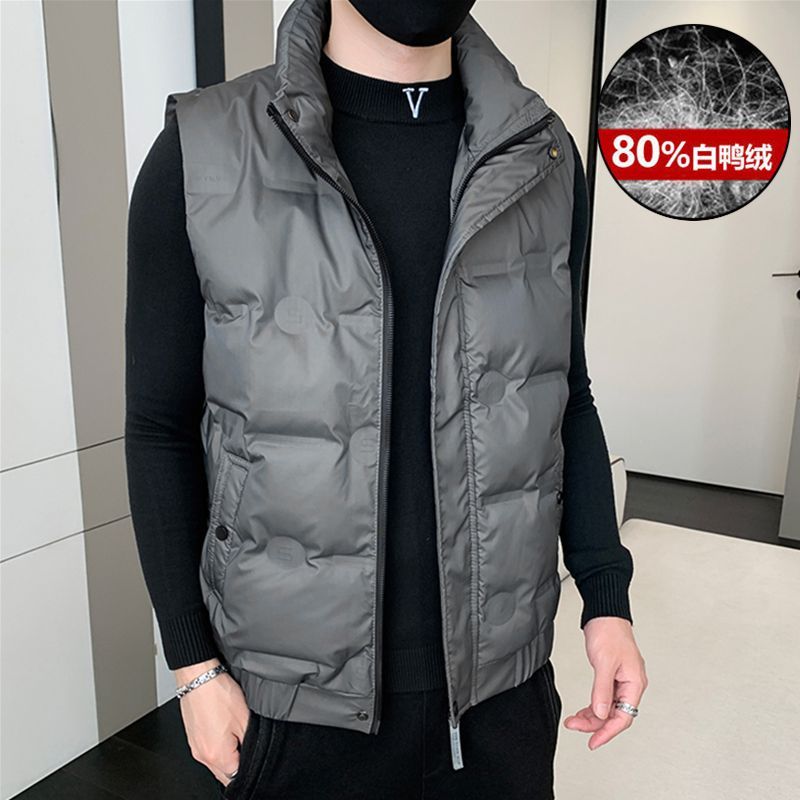 波司登羽绒马甲男装冬季新款潮牌立领休闲外穿轻薄保暖背心修身马