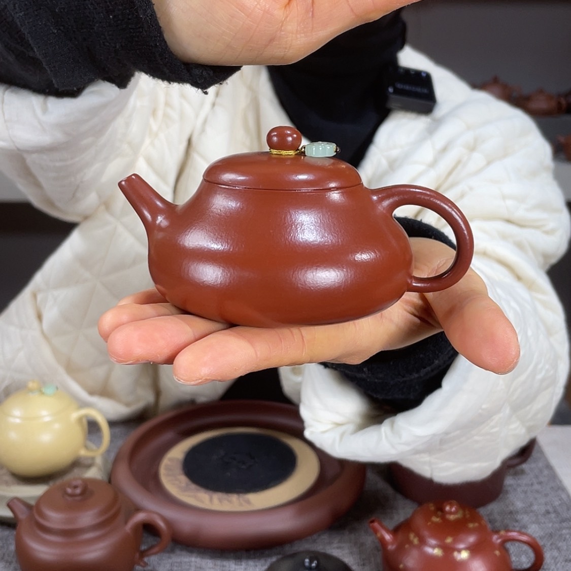 【闪购商品】紫砂茶杯于*贵生香150cc朱泥