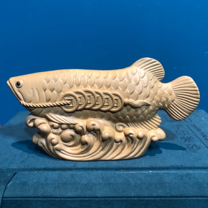 紫砂茶宠 金龙鱼
