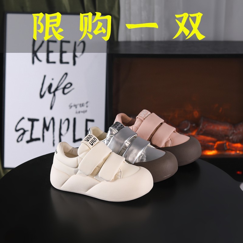 百丽纯爱爆款休闲鞋女韩版增高5cm时尚厚底增高潮流百搭女士休