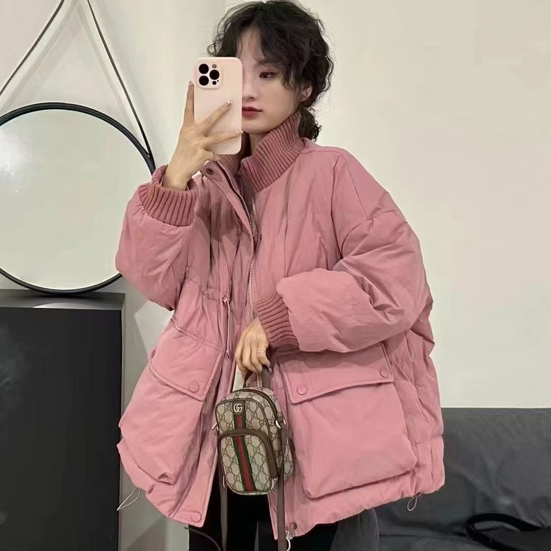 2023款爆款针织立领户外休闲冬季时尚潮流宽松韩版保暖羽绒服