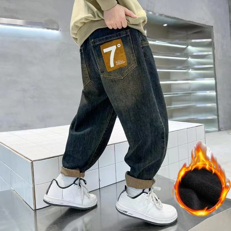 秋冬爆款儿童装男童冬装裤子2023新款洋气男孩秋冬中大童时尚冬季