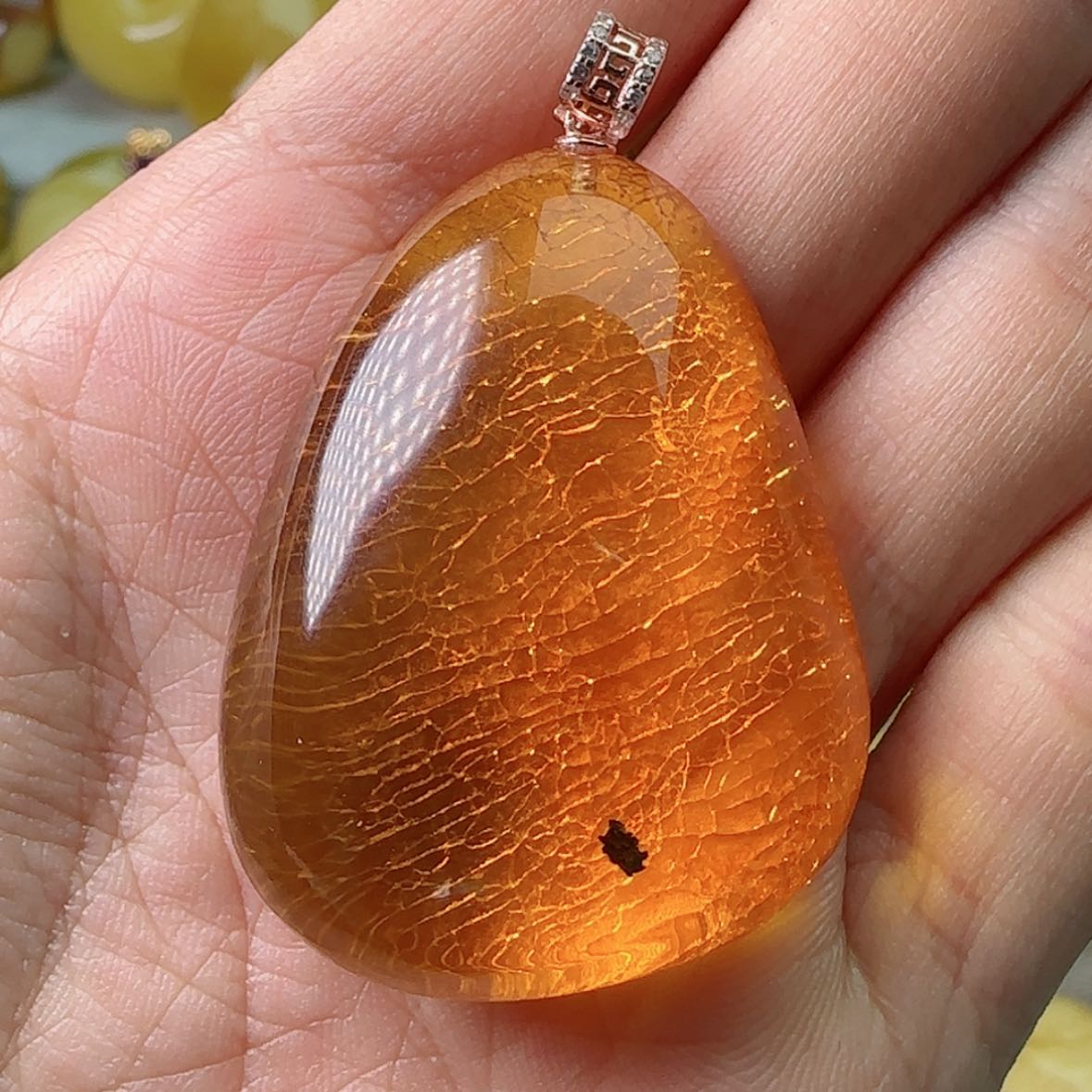 【闪购商品】琥珀颈饰未镶嵌