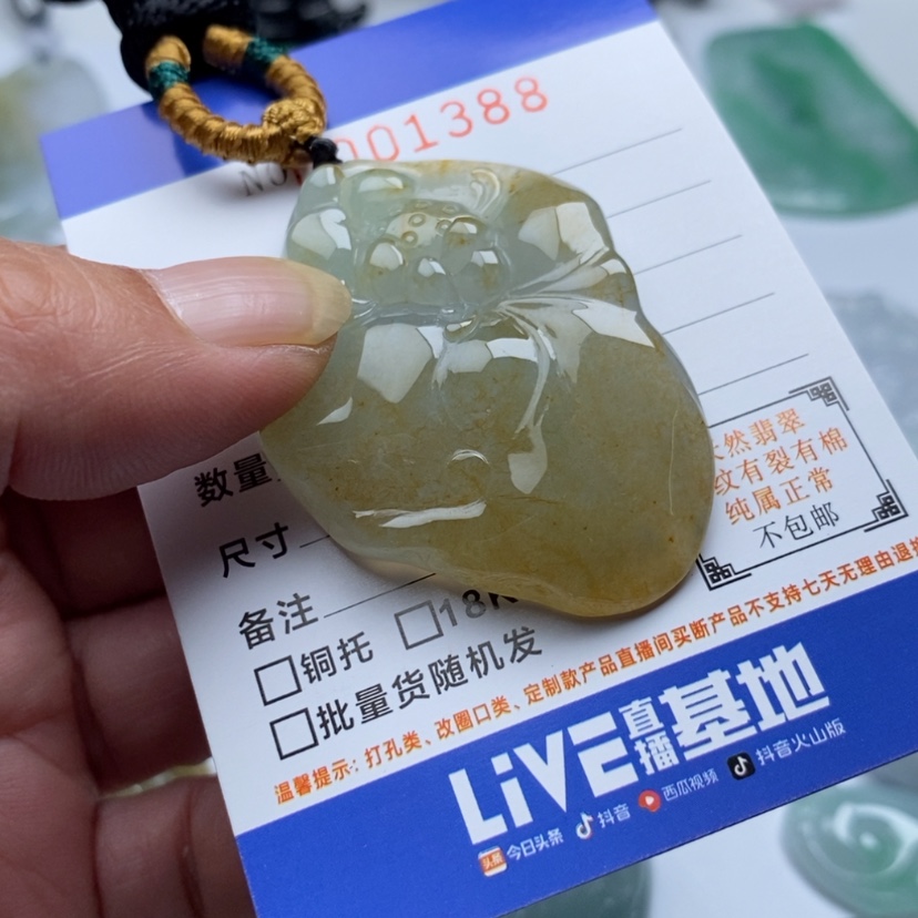 【闪购商品】翡翠颈饰未镶嵌红****技