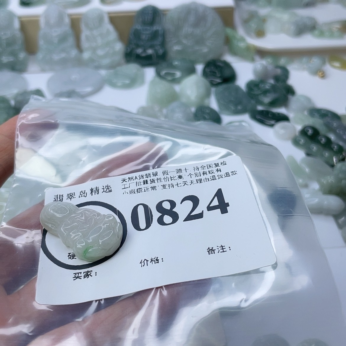 【闪购商品】翡翠颈饰未镶嵌李*余
