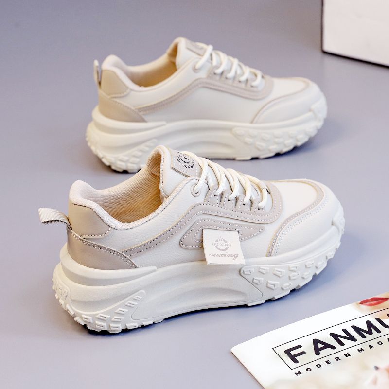 Q029-Q018爆款老爹鞋子女2023年冬季厚底百搭软底跑步运动鞋达达