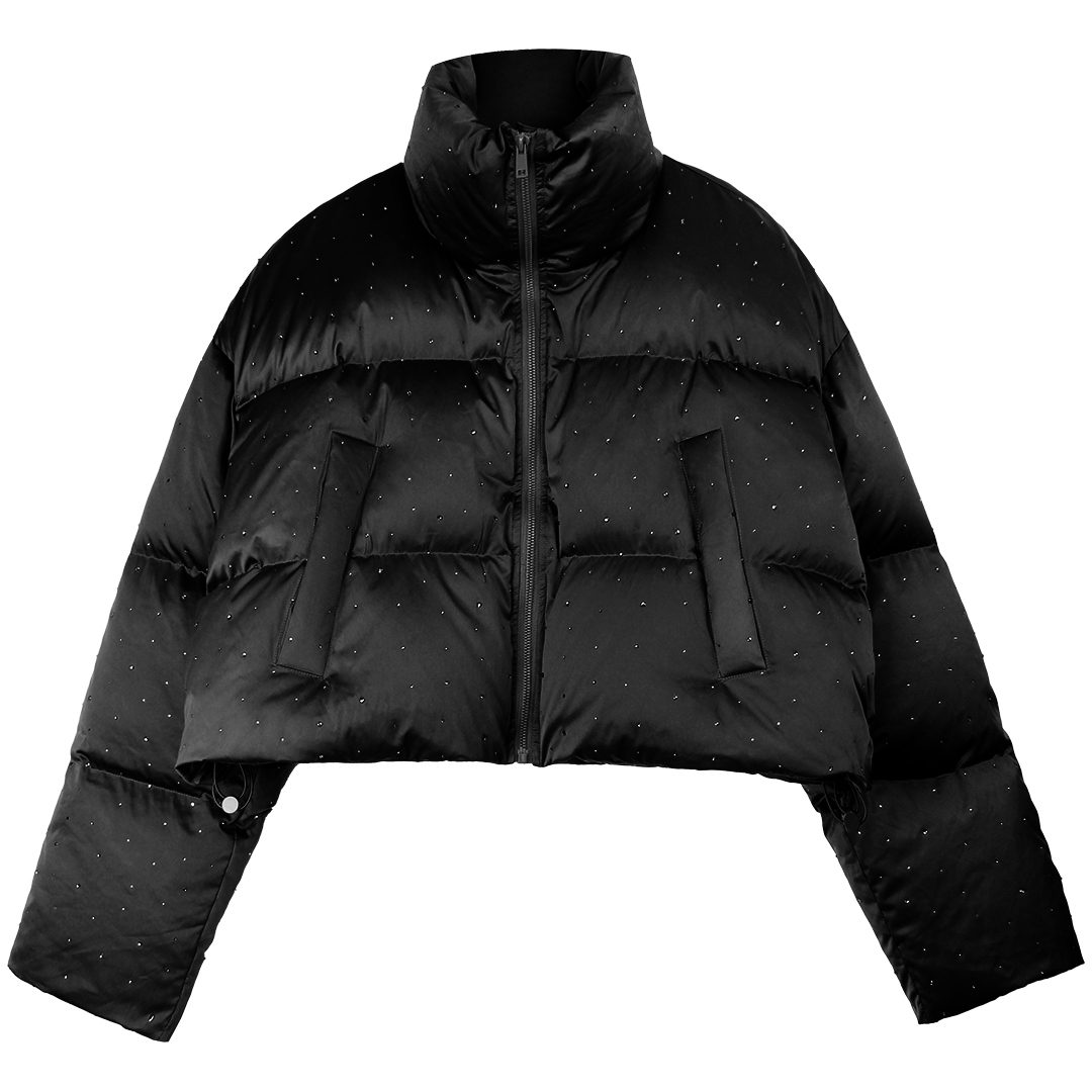 【Innate Pride】满天星烫钻羽绒服女显瘦90白鸭绒羽绒服百搭外套