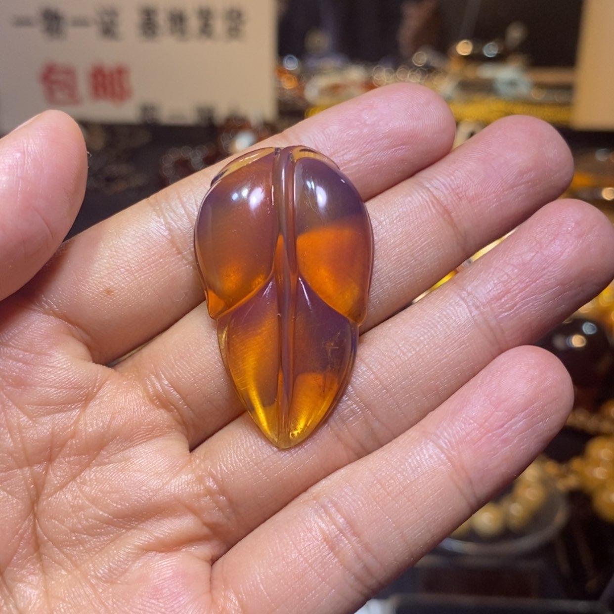 【闪购商品】琥珀裸石未镶嵌