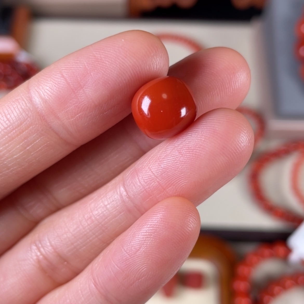 【闪购商品】南红玛瑙手链未镶嵌瓦西11