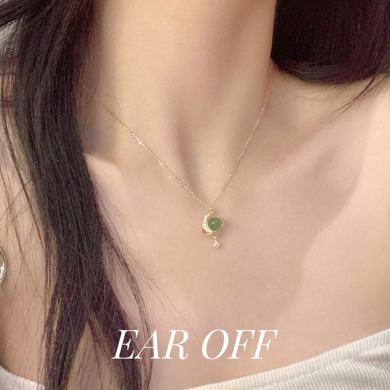 简约新款百搭星月项链时尚显白潮气质设计精致小众网红女个性轻奢