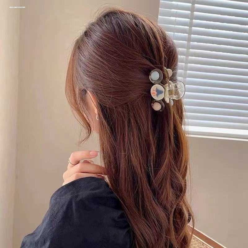抓夹个性发夹夏季盘头发可爱小人个性趣味卡通新款发饰夹子原宿风