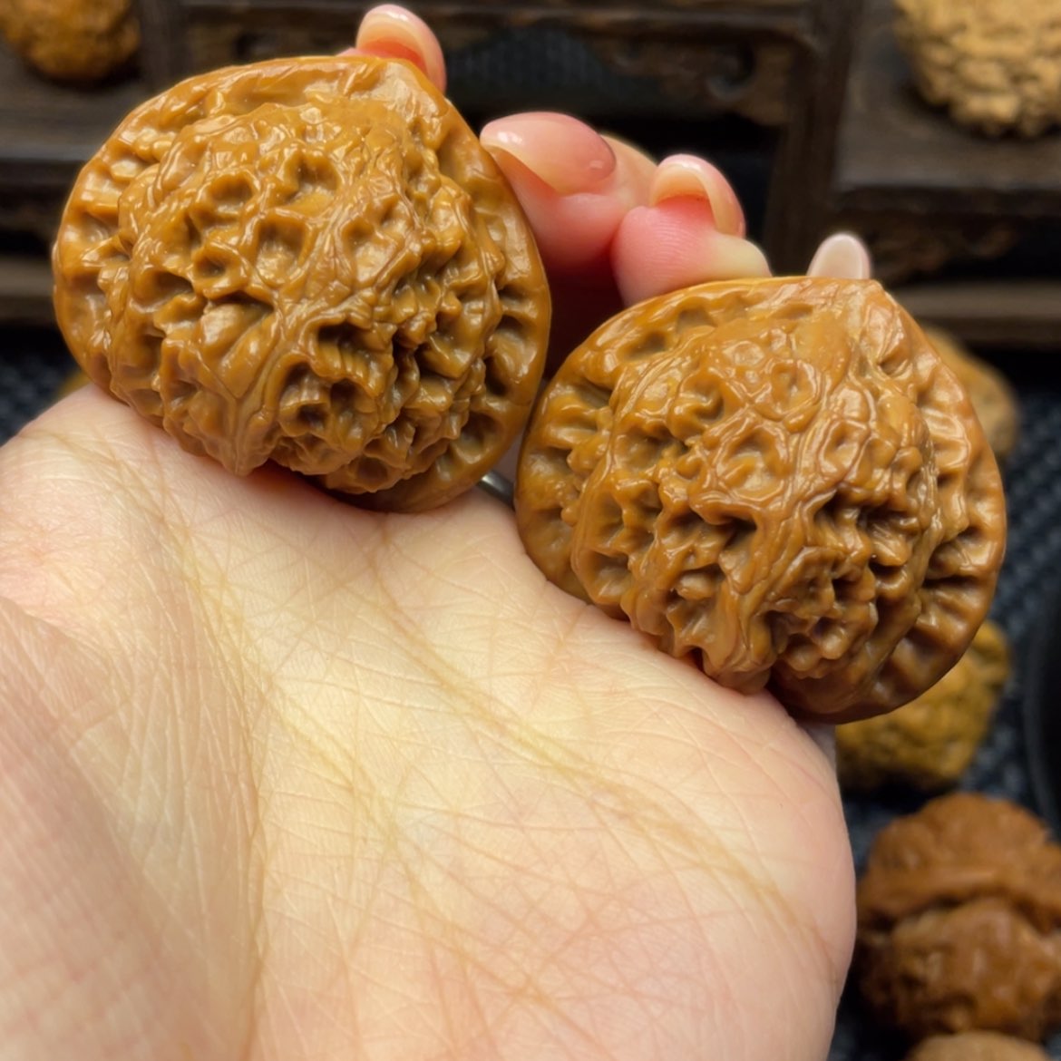 【闪购商品】文玩核桃核雕十*