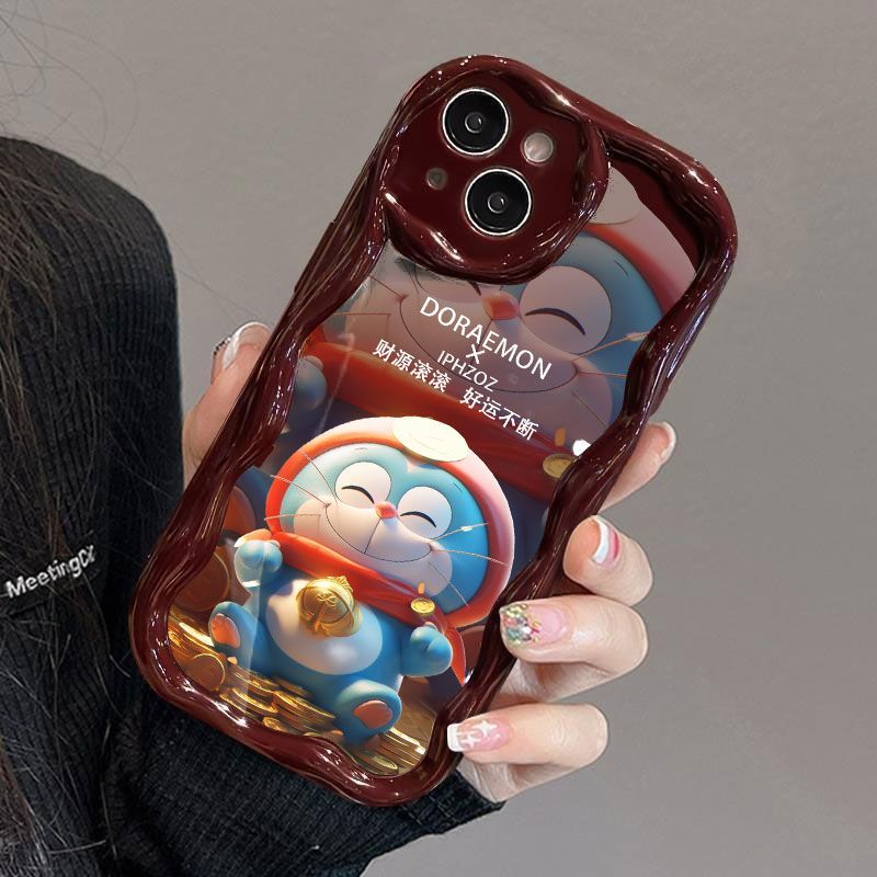 哆啦A梦苹果手机壳iPhone/华为荣耀/小米全包防摔VIVO硅胶OPPO壳