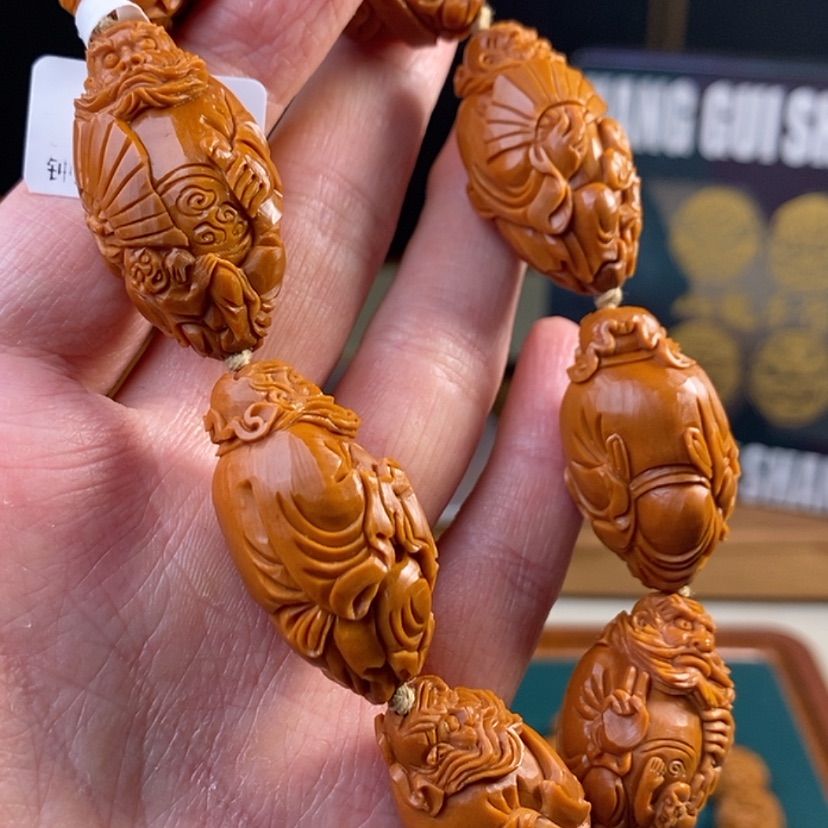 【闪购商品】橄榄核吊坠二*钟馗八式