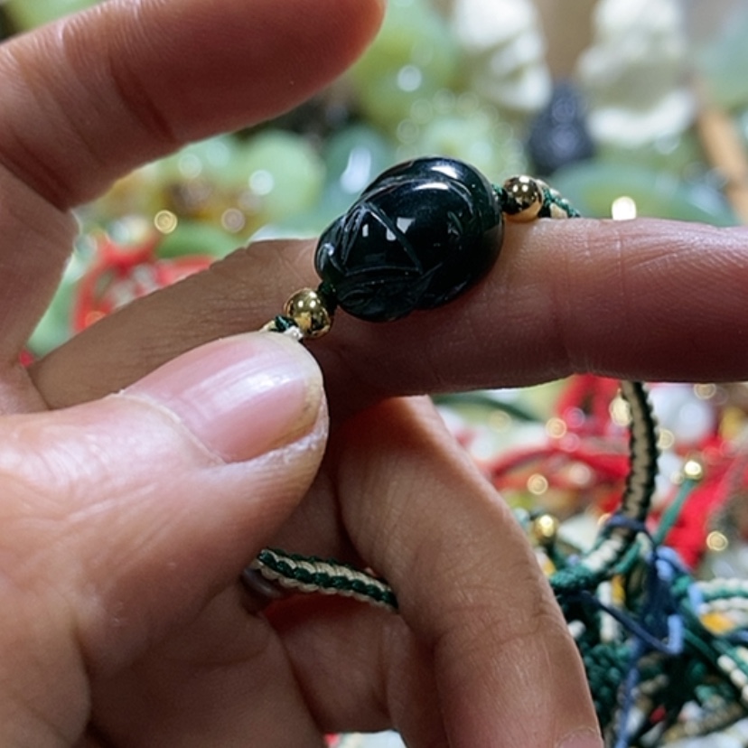 【闪购商品】岫玉手链未镶嵌