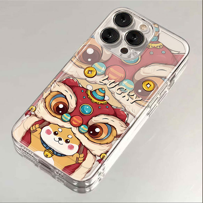 好运龙宝宝适用iphone15/13苹果14手机壳华为vivo小米oppo防摔软