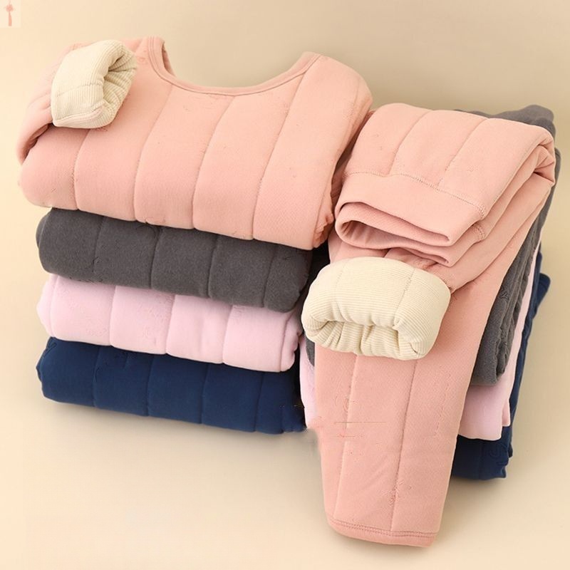 【清仓特价】童装儿童保暖内衣套装校服内搭神器男童女童加绒儿