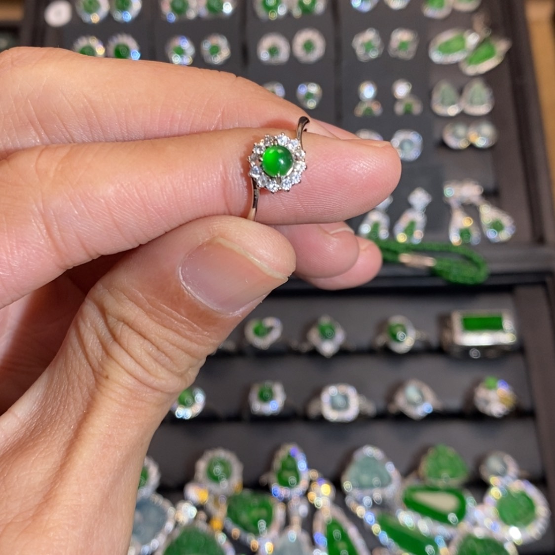 【闪购商品】翡翠手链未镶嵌