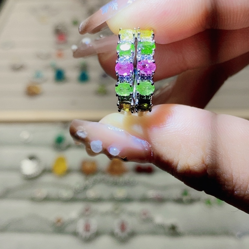 【闪购商品】烟晶戒指银S925镶嵌