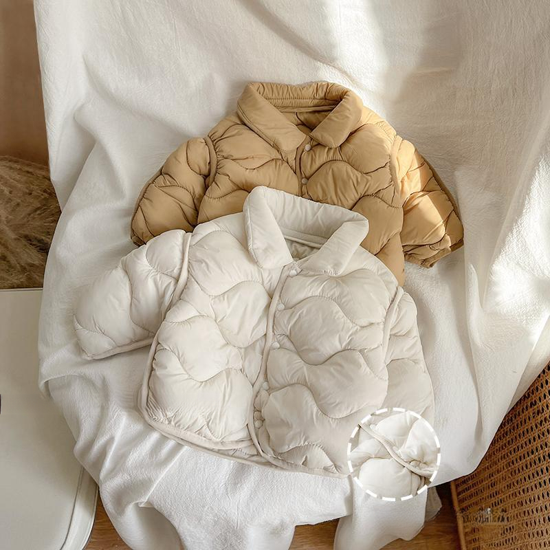 2023新生婴儿棉服冬季洋气卡通保暖外穿外出夹棉棉袄幼儿秋冬外套
